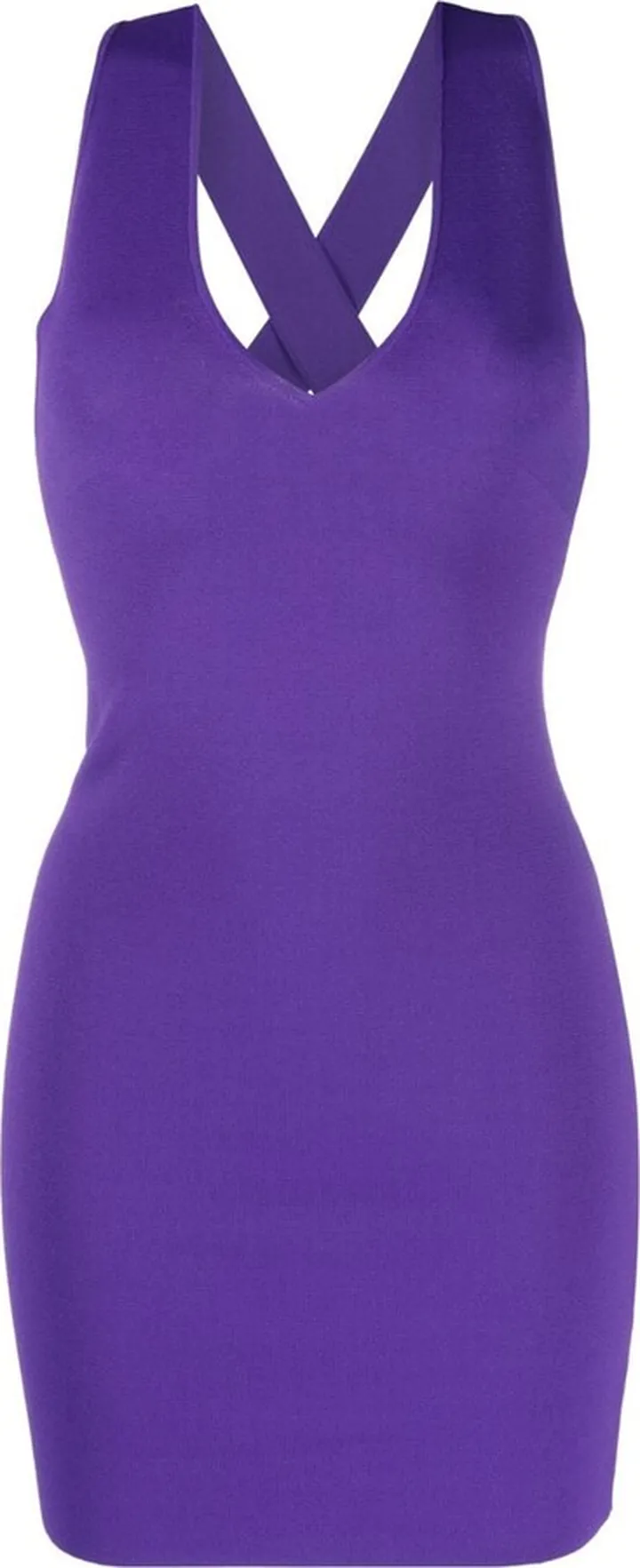plunge V-neck minidress