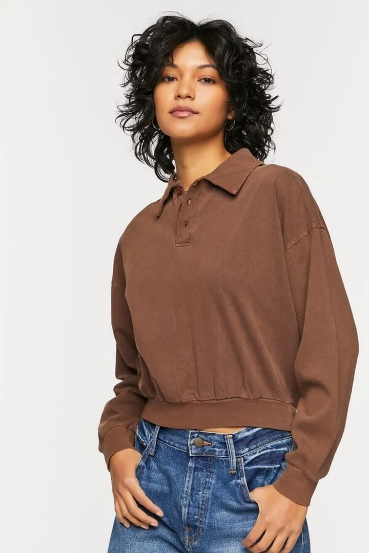 Long-Sleeve Polo Shirt