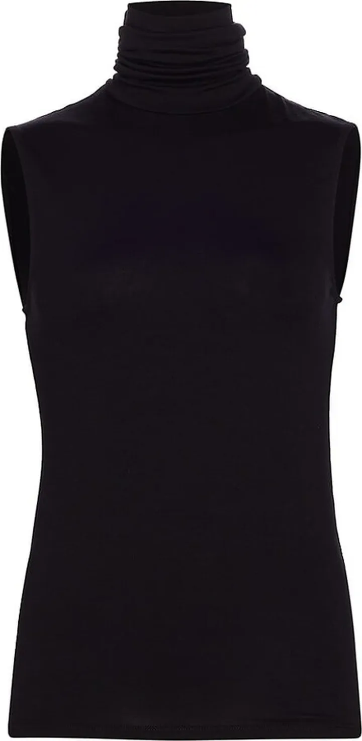 Soft Touch Sleeveless Turtleneck