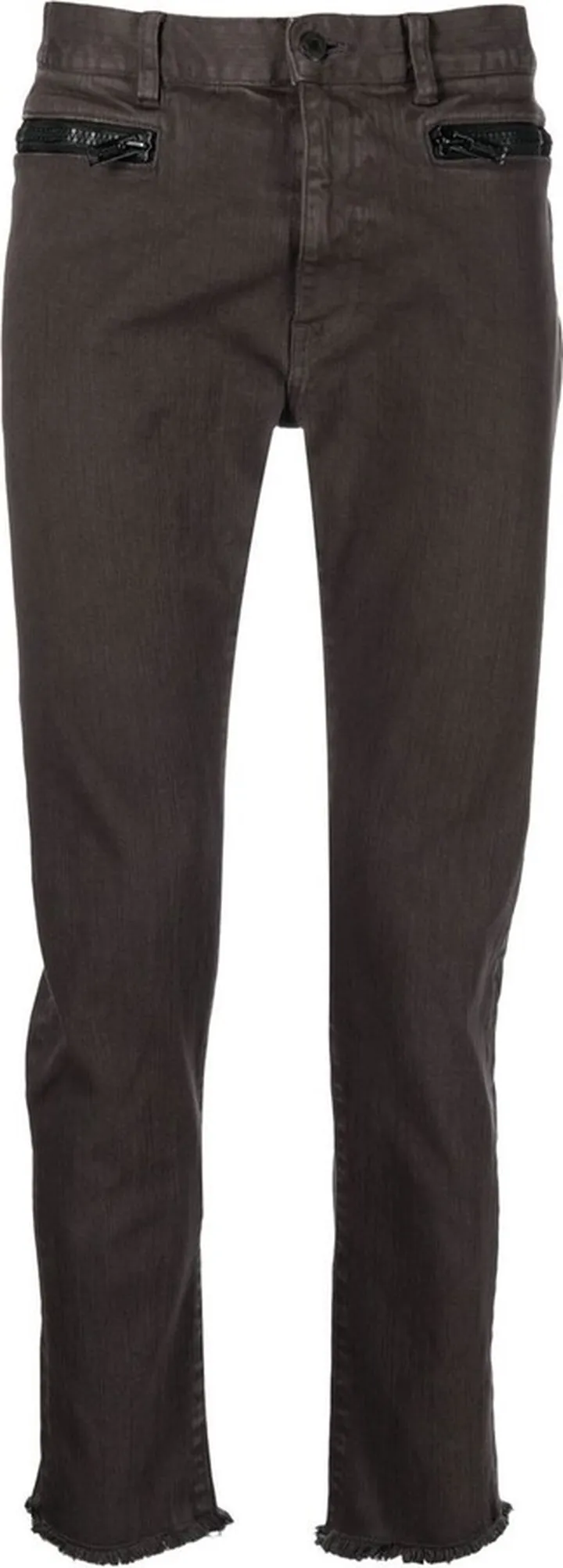 Slim-Cut Cropped Trousers