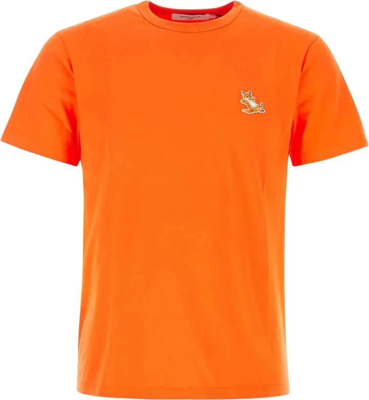 T-shirt realized in pure cotton enriched by Chillax Fox patch on the chest.