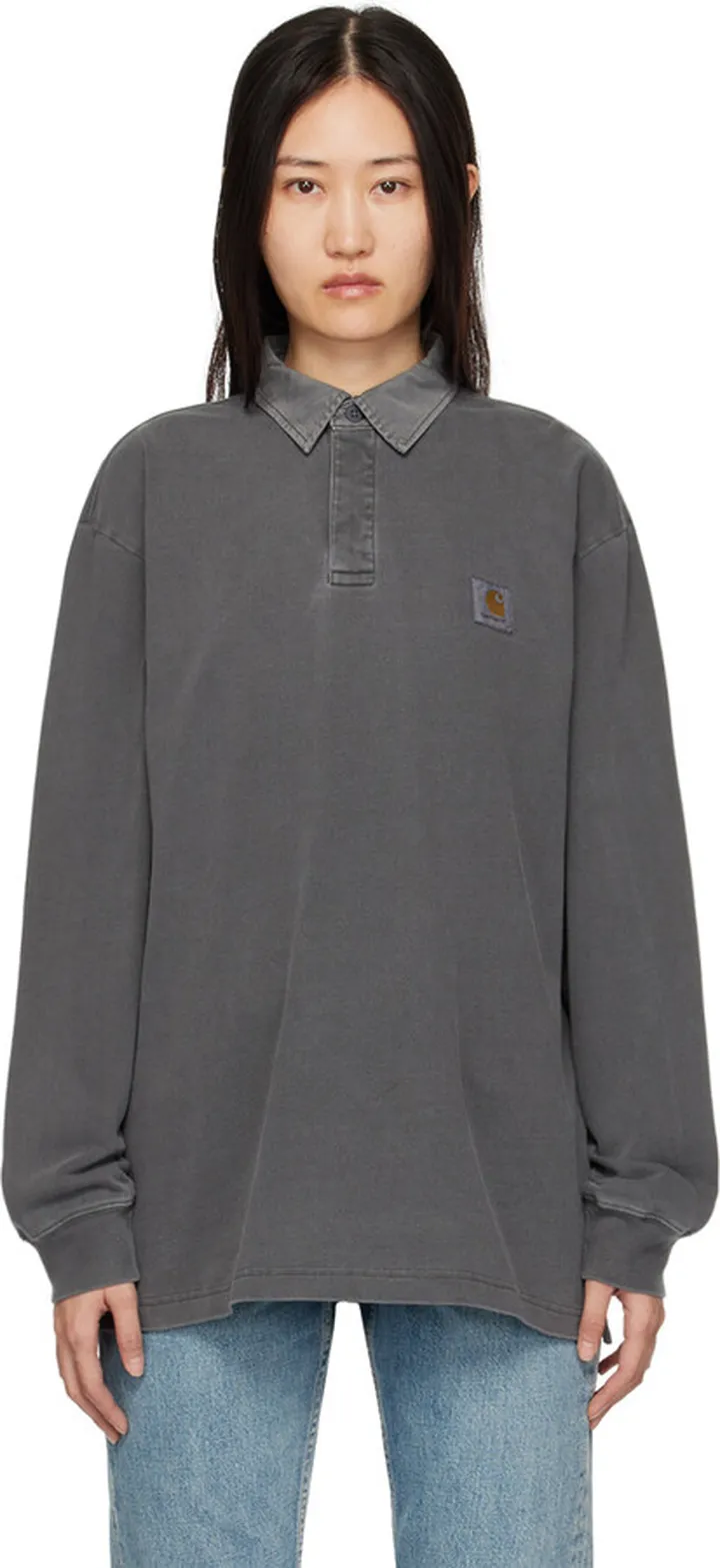 Carhartt Work In Progress Gray Vista Polo