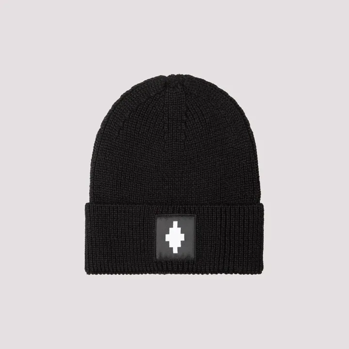 Marcelo Burlon County Of Milan Logo Patch Beanie
