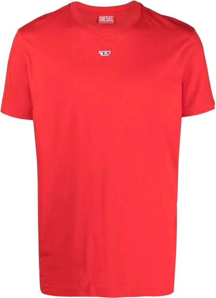 logo-patch cotton T-shirt