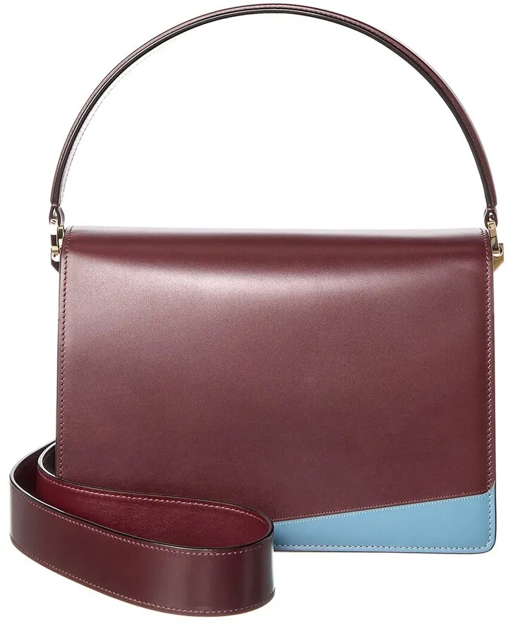 Valextra Swing Leather Shoulder Bag