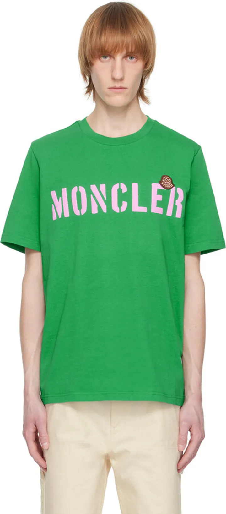 Moncler Green Printed T-Shirt