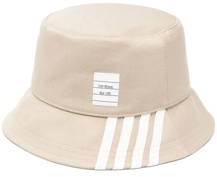 4-Bar cotton bucket hat