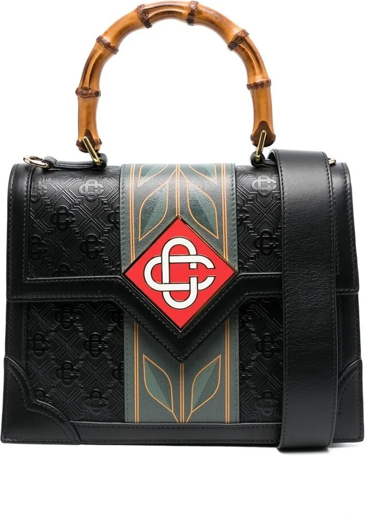 Jeanne logo-patch tote bag