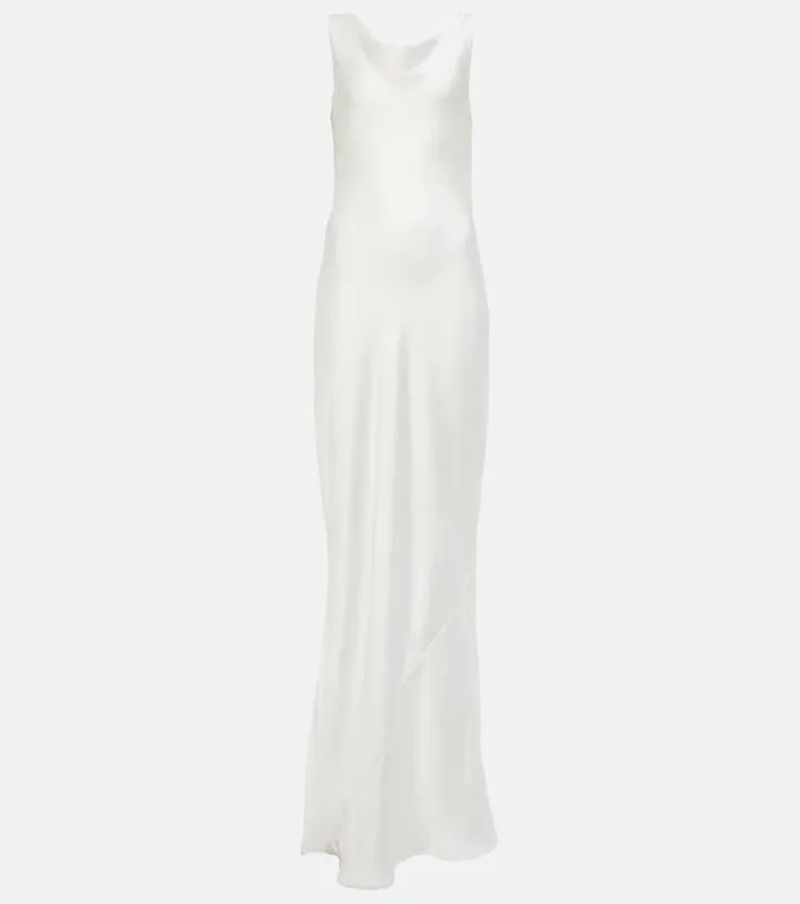 Maria satin gown