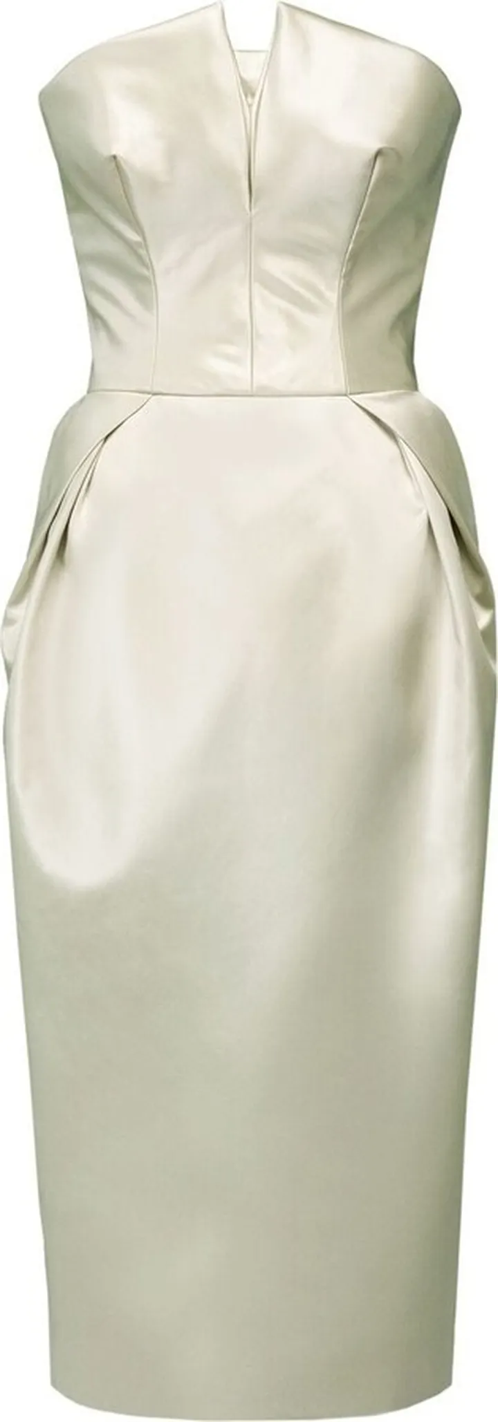 Strapless Midi Dress