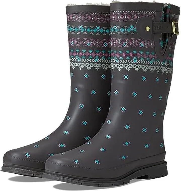 Western Chief Printed Tall Waterproof Rain Boot (Doily Pop) Women's Shoes