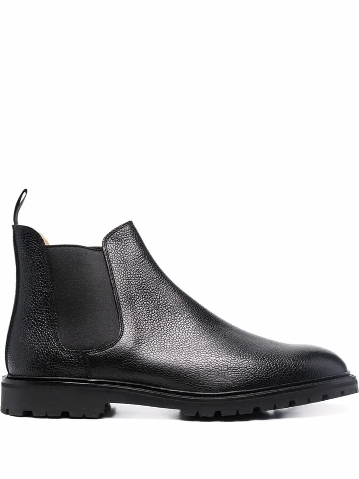 leather Chelsea boots