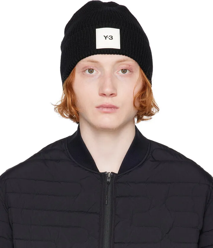 Y-3 Black Classic Beanie