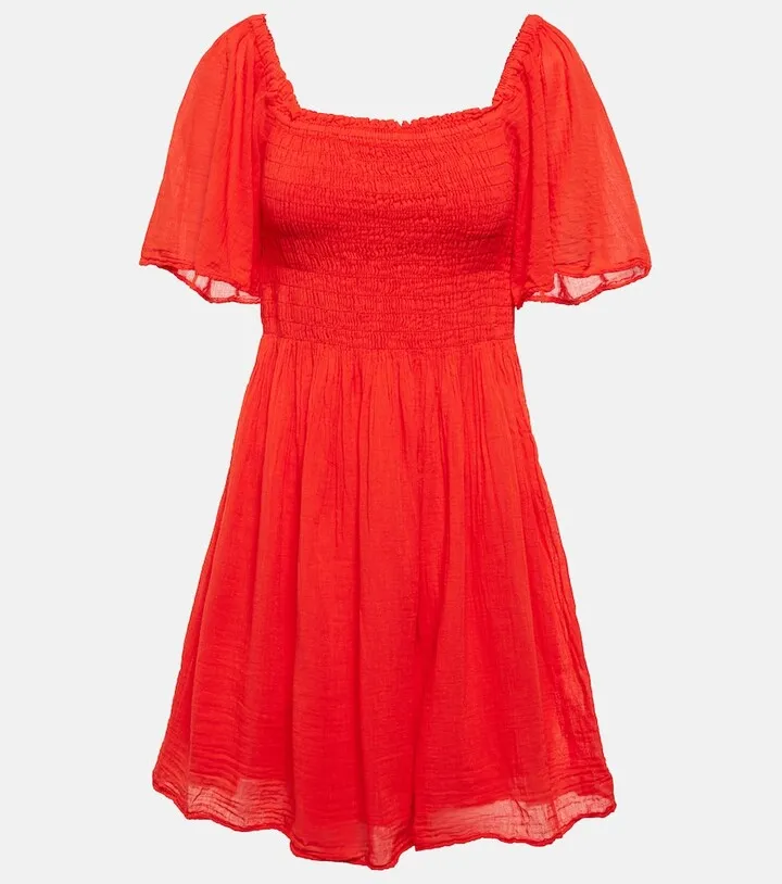 Esme cotton gauze minidress