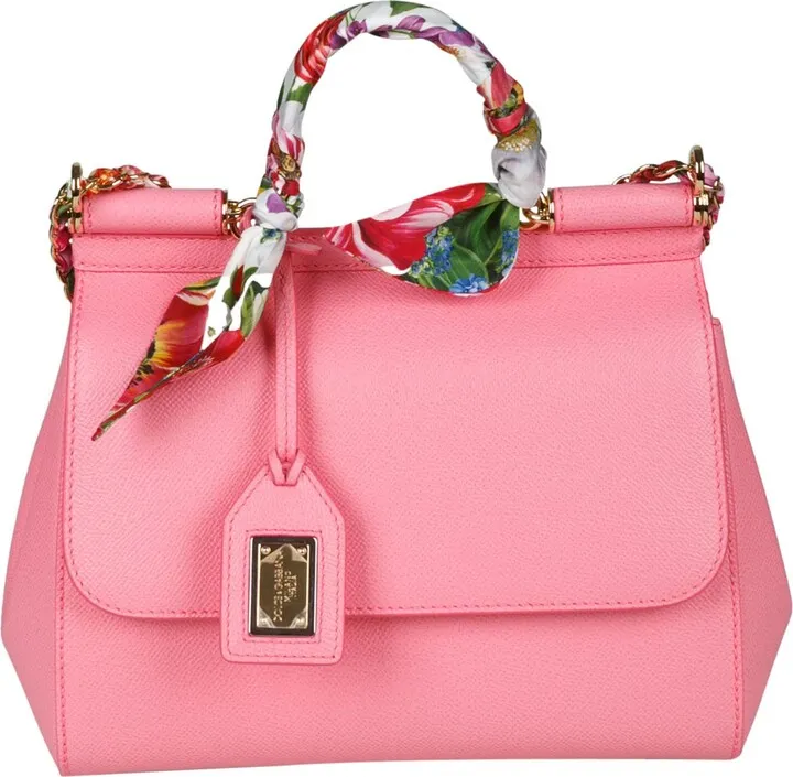 Scarf Detail Sicily Tote