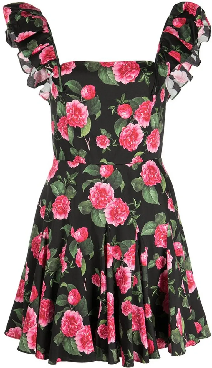Ginny godet mini dress