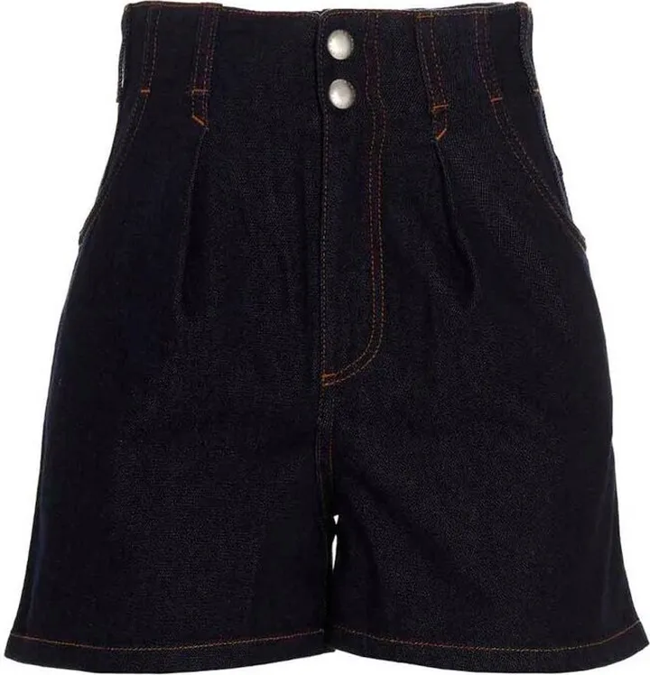 Philosophy Di Lorenzo Serafini Logo Embroidered Deinm Shorts