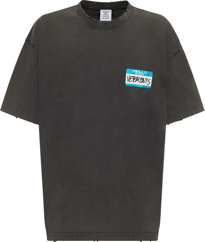 My name Is Vetements cotton t-shirt