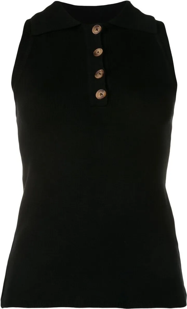 Jazz sleeveless polo shirt