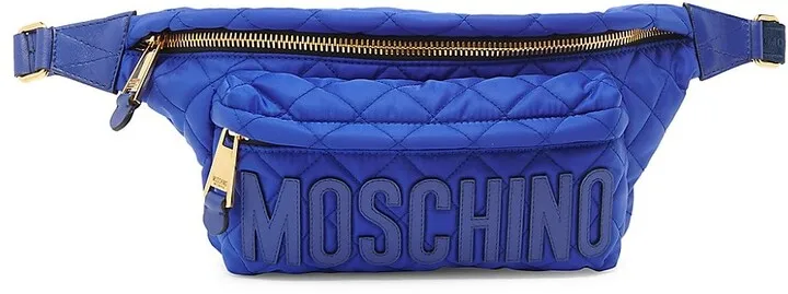 Logo Quilted Nylon Belt Bag