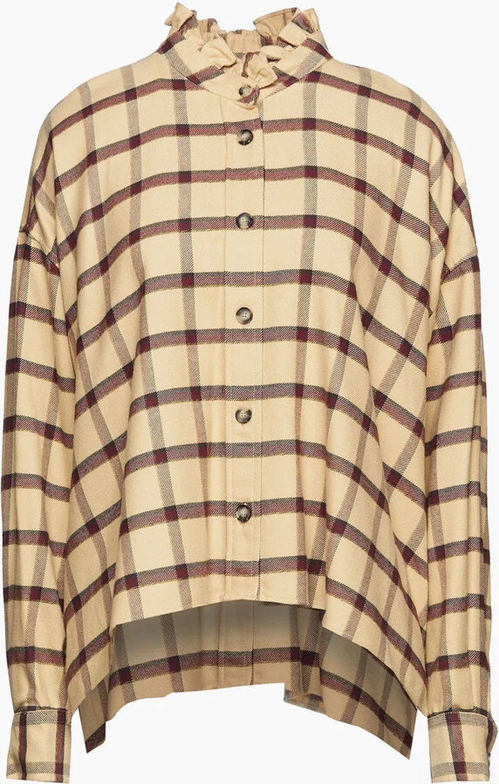 Ilaria checked cotton-flannel shirt
