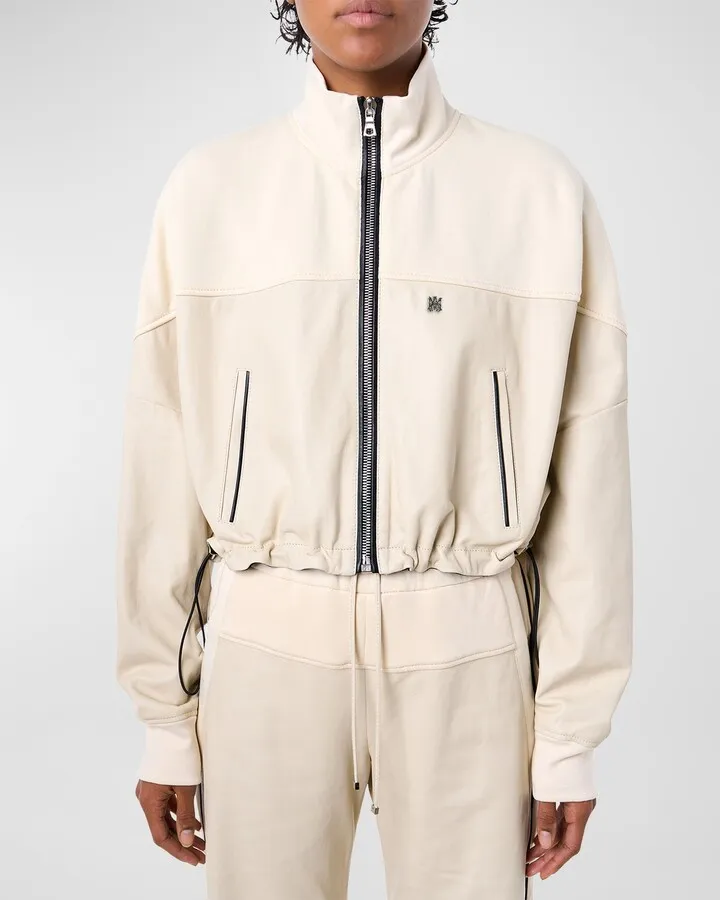 Hybrid Calf Hair Track Jacket