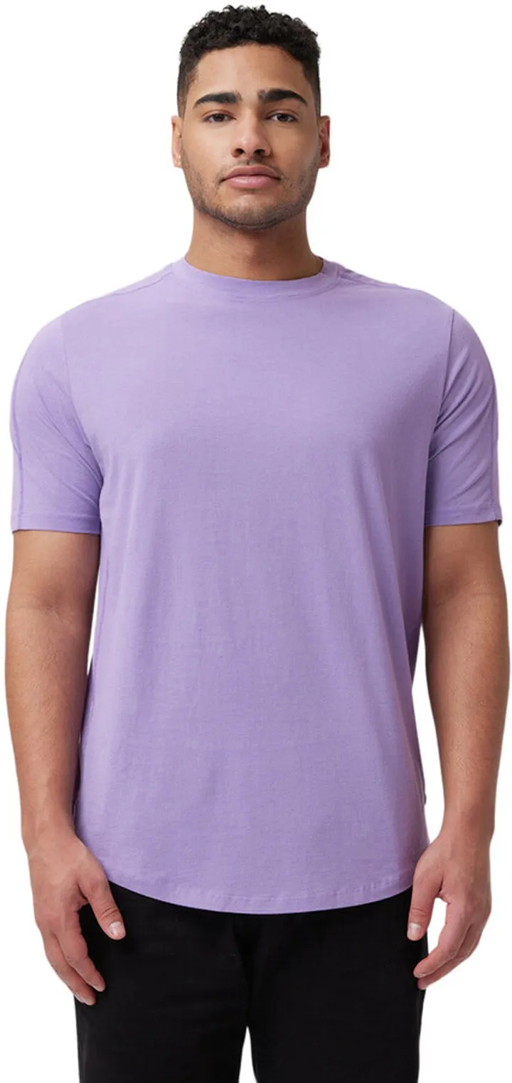 Curved Hem Short Sleeve T-Shirt