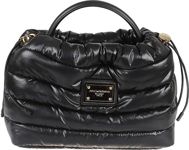 Logo Plaque Padded Tote