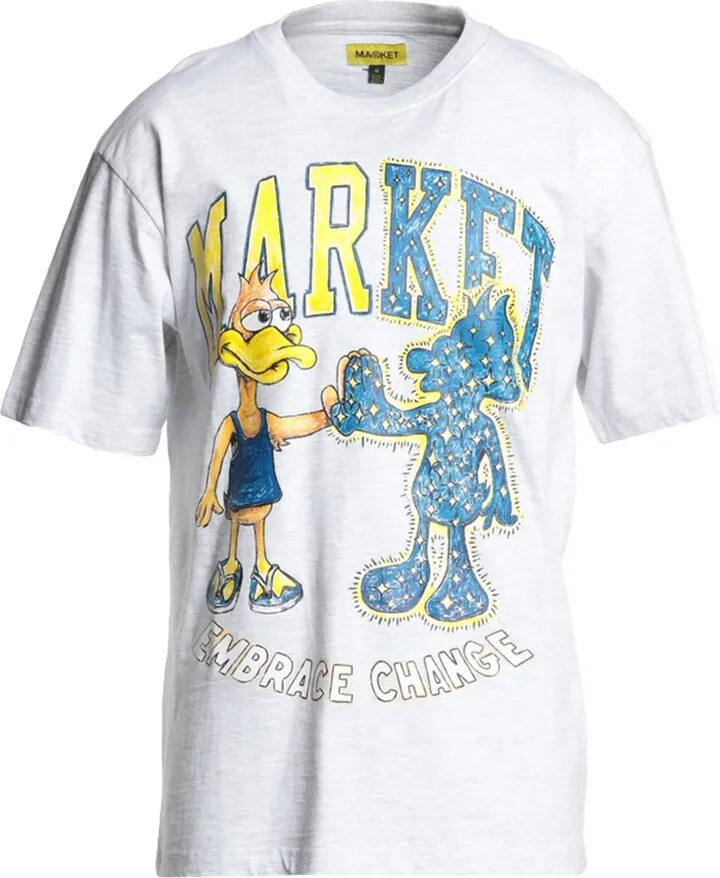 Dark And Light Bear T-shirt T-shirt Light Grey