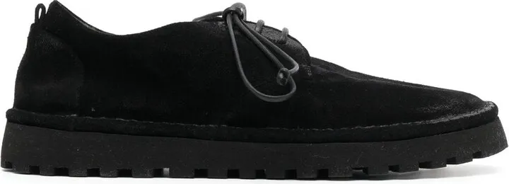 Sancrispa Alta suede lace-up shoes