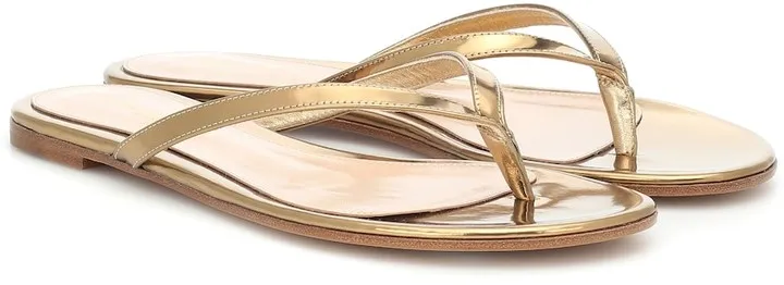 Calypso leather thong sandals