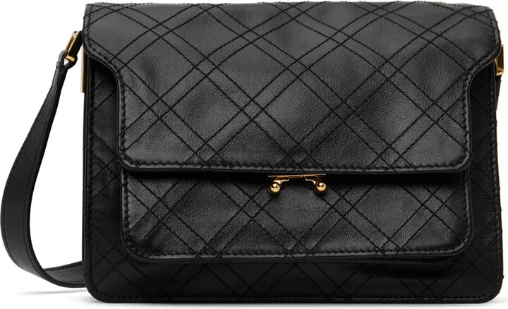 Marni Black Medium Trunk Bag