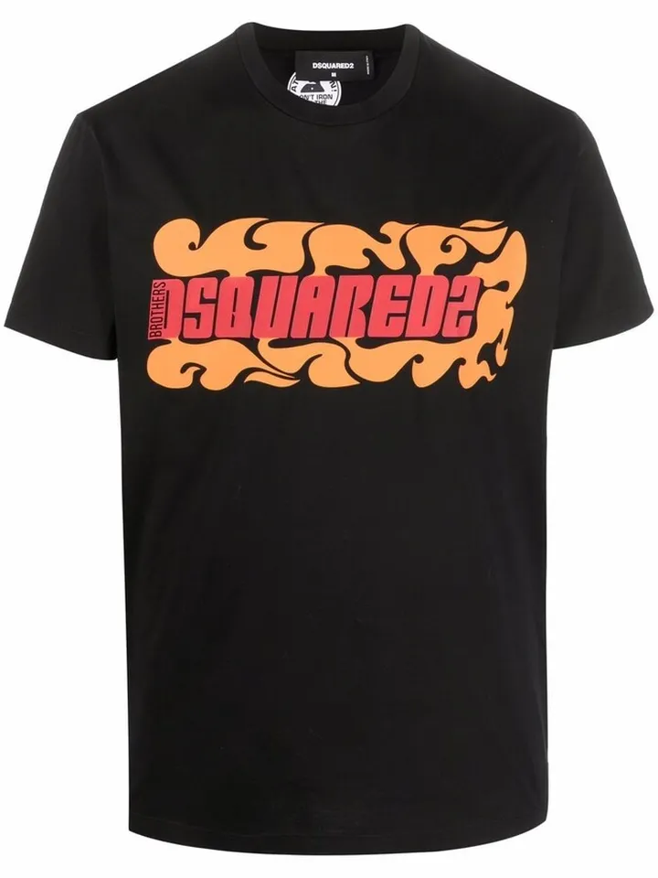 Wave logo-print T-shirt