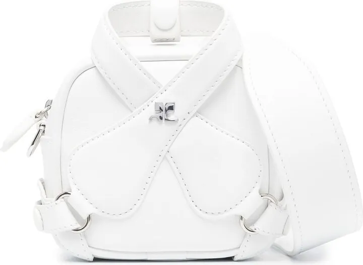 Twisted-Strap Logo Tote Bag
