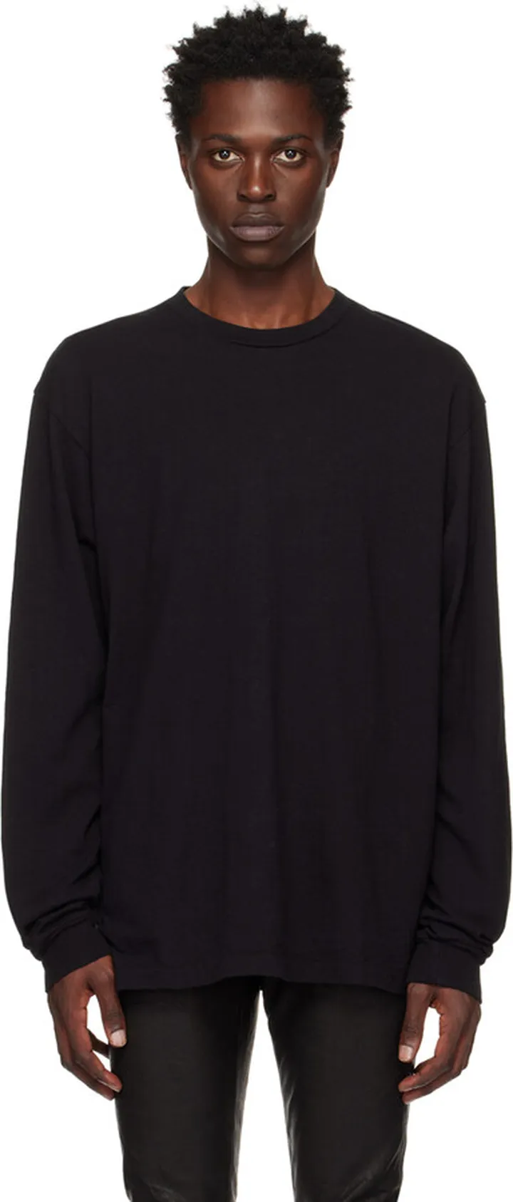 John Elliott Black 900 Long Sleeve T-Shirt