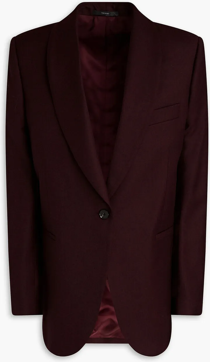 Wool and cashmere-blend blazer