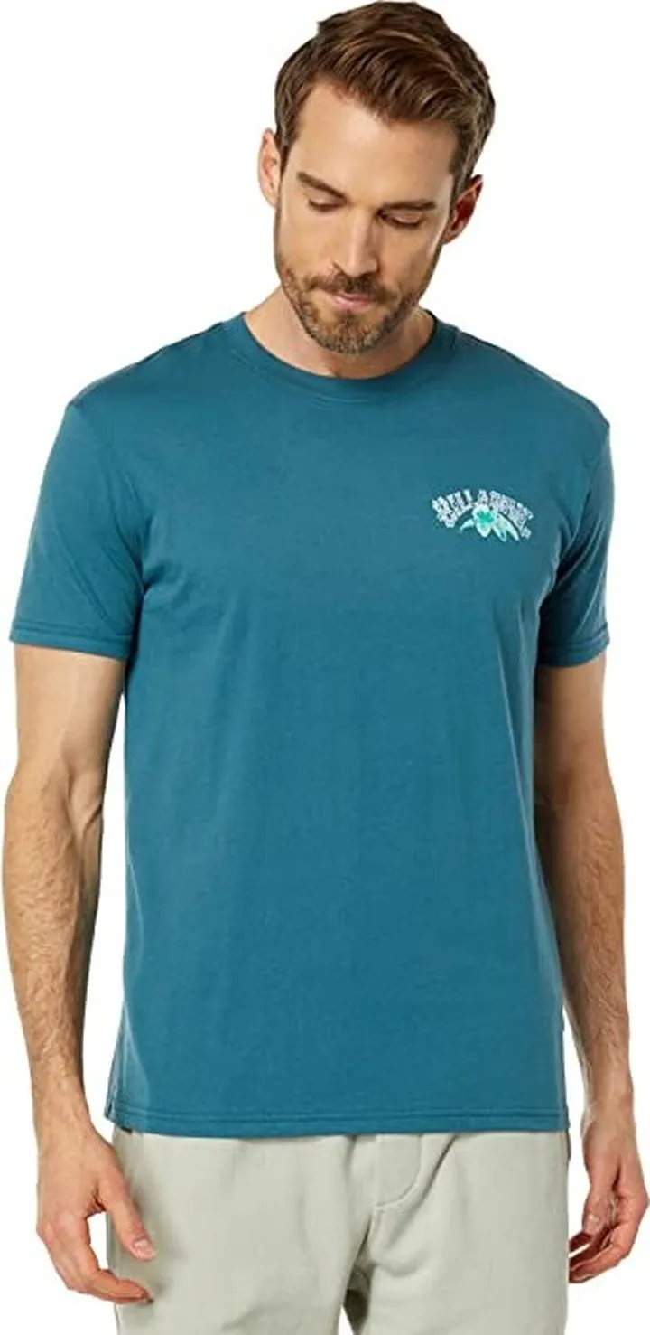Billabong Kamea Kalo Arch Short Sleeve Tee (Blue Lagoon) Men's Clothing