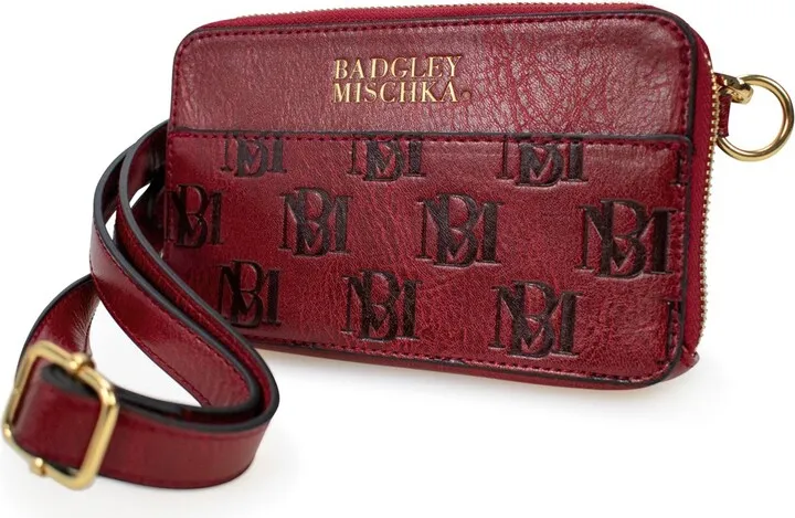 Badgley Mischka Madalyn Travel Fanny Pack - Burgundy