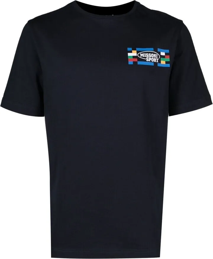 logo-print T-shirt
