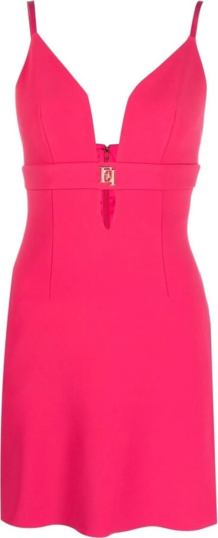 Logo-Plaque Minidress