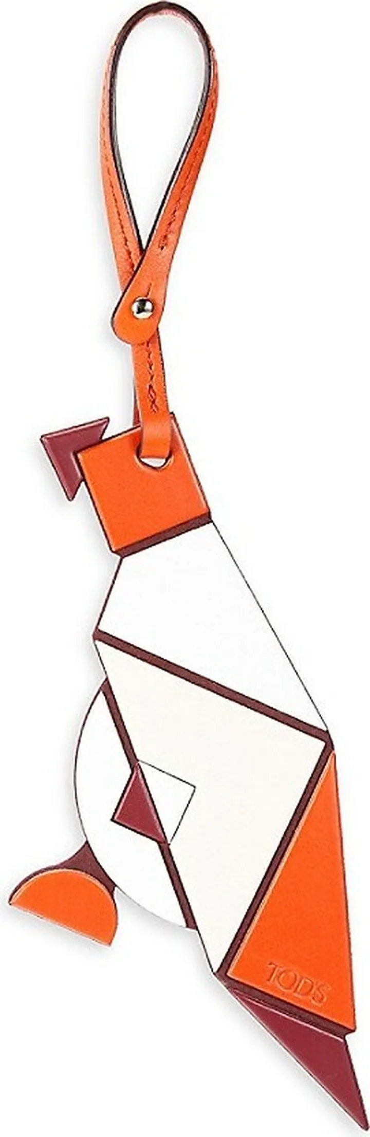Parrot Figure Leather Keychain