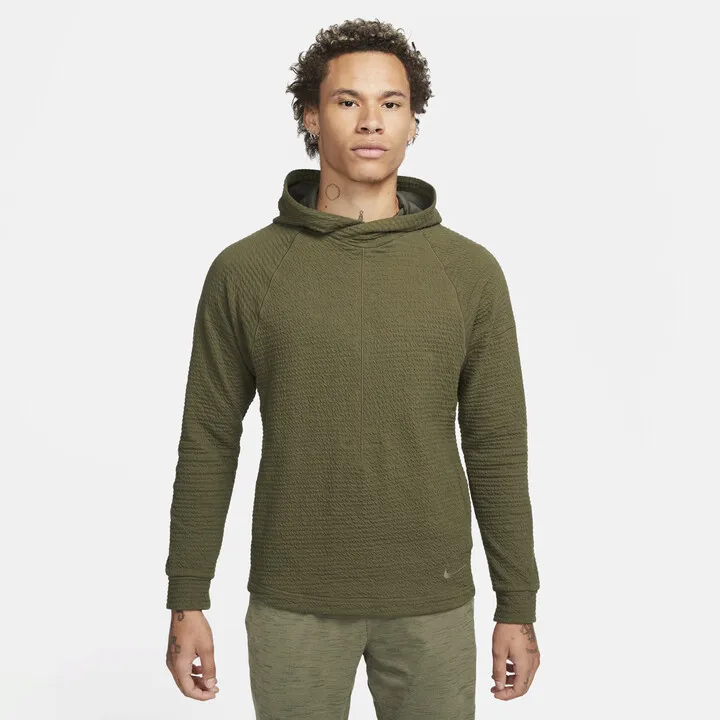 Men's Nike Yoga Dri-FIT Pullover in Green