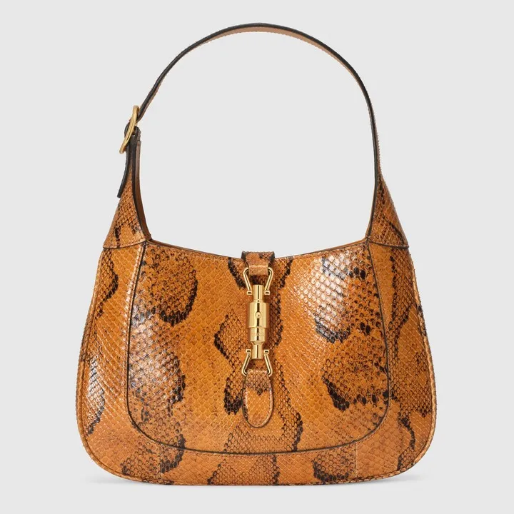 Jackie 1961 python small shoulder bag
