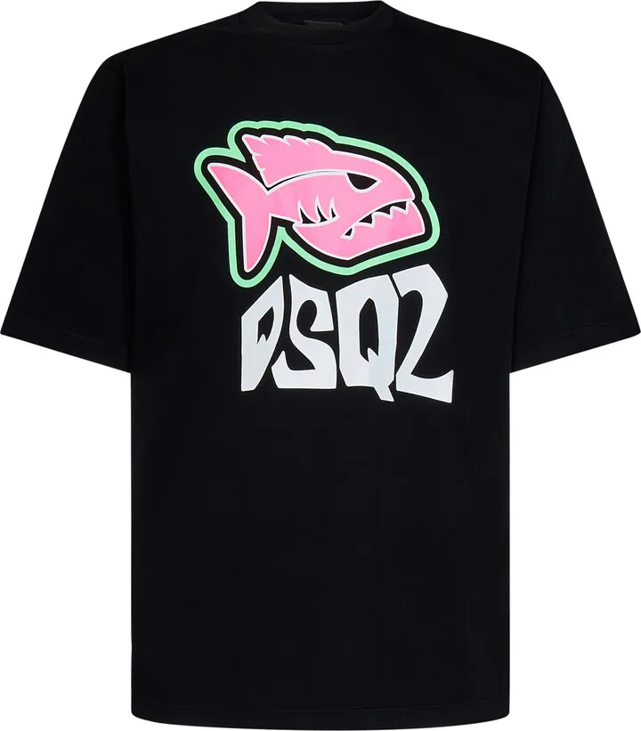 Dsq2 Fish Skater T-shirt