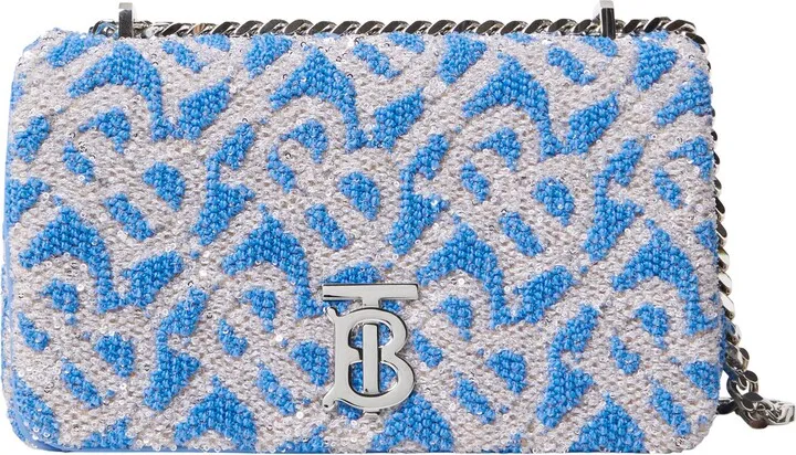 Small Lola Woven TB Crossbody Bag