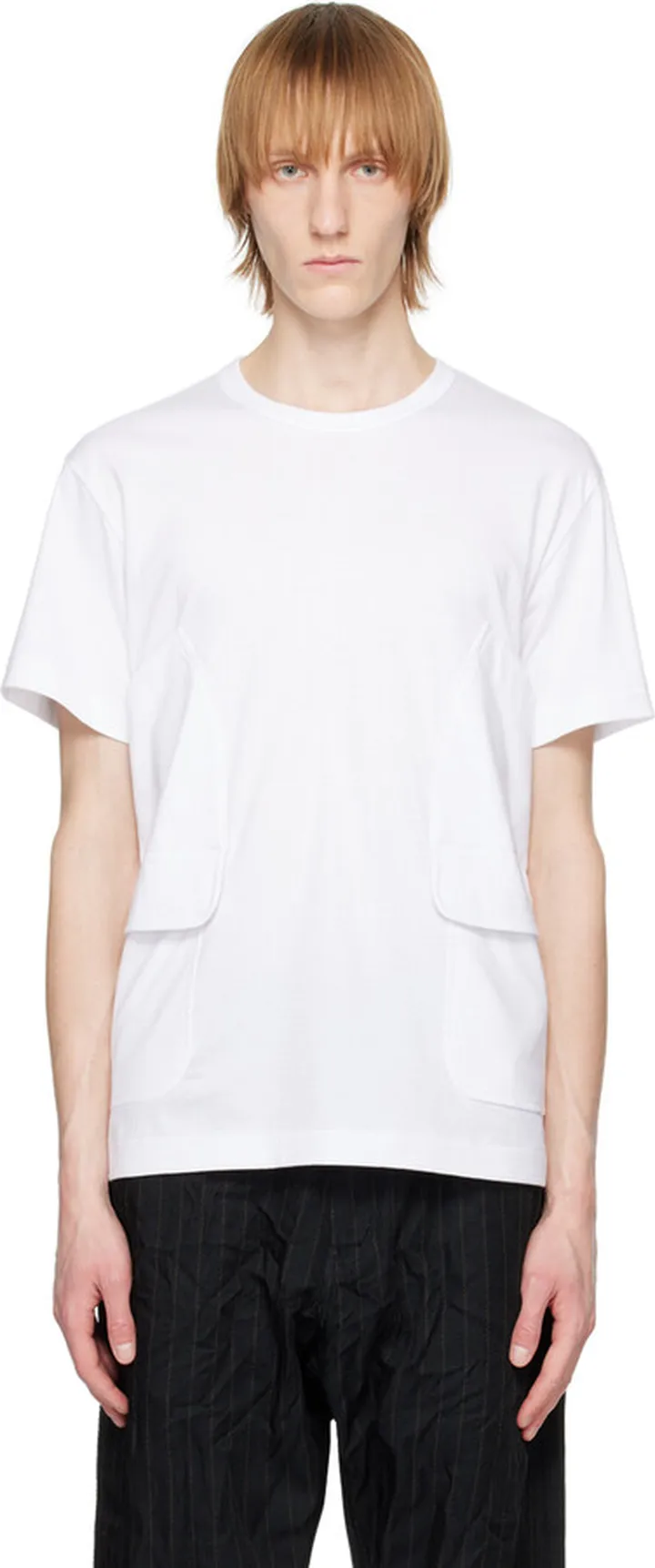 Comme des Garçons Homme Deux White Pockets T-Shirt