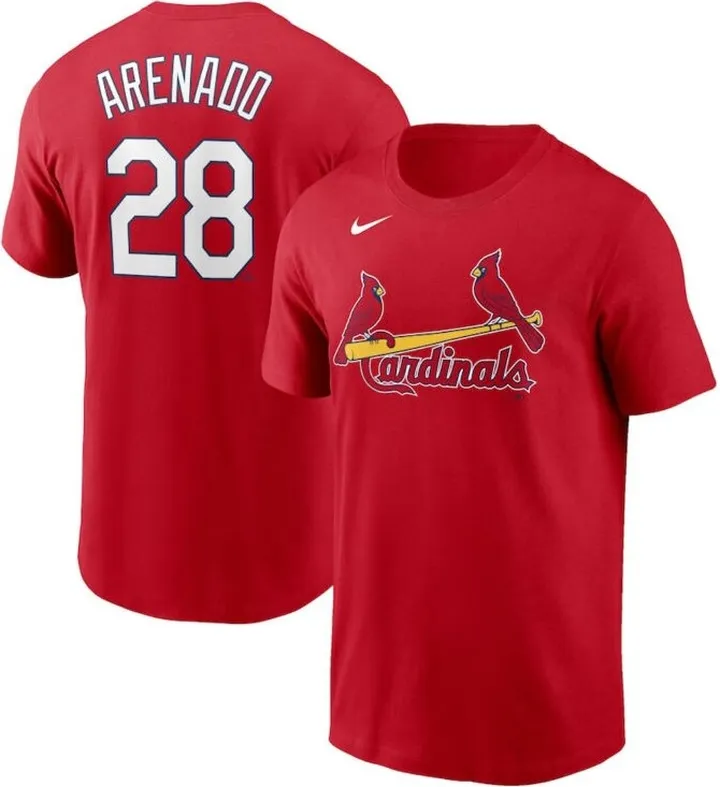 Nike Men's St. Louis Cardinals Name and Number Player T-Shirt - Nolan Arenado