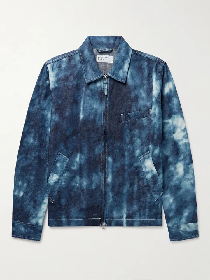 Windcheater II Tie-Dyed Denim Jacket