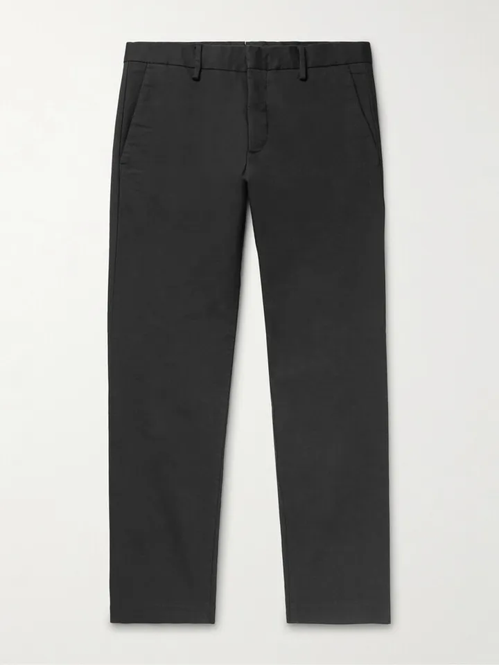 Theo Tapered Stretch Organic Cotton-Twill Chinos