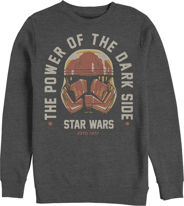 Men's Star Wars: The Rise of Skywalker Power of Sith Trooper Sweatshirt - Charcoal Heather - 2X Large